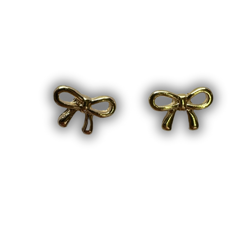 H&S BOWtiful Stud Earrings - Gold