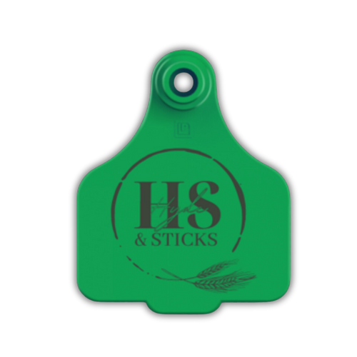 H&S Signature Cattle Tag Key Rings