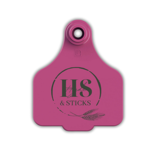 H&S Signature Cattle Tag Key Rings