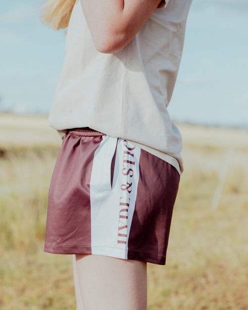 H&S Out in the Sticks Rugby Shorts - Mushroom