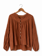 SBM Esmaee' Semi Sheer Blouse SMALL