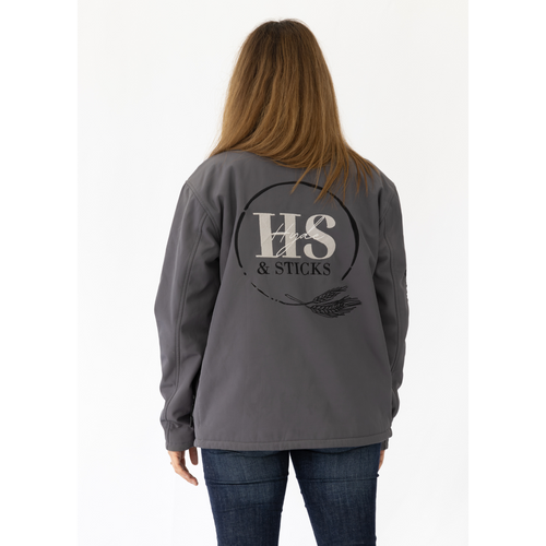 H&S Unisex Signature Softshell Jacket - Gunmetal Grey