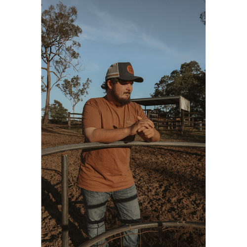 H&S Stockmen's Tee - Coco