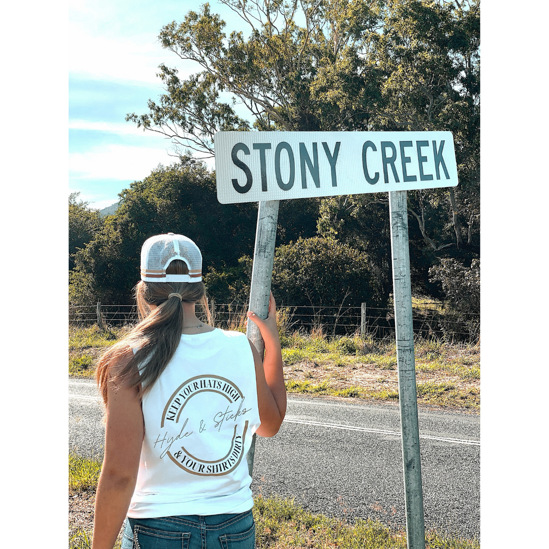 H&S Stony Creek Singlet - White
