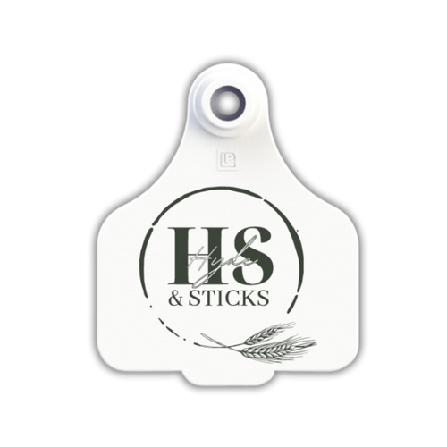 H&S Signature Cattle Tag Key Rings