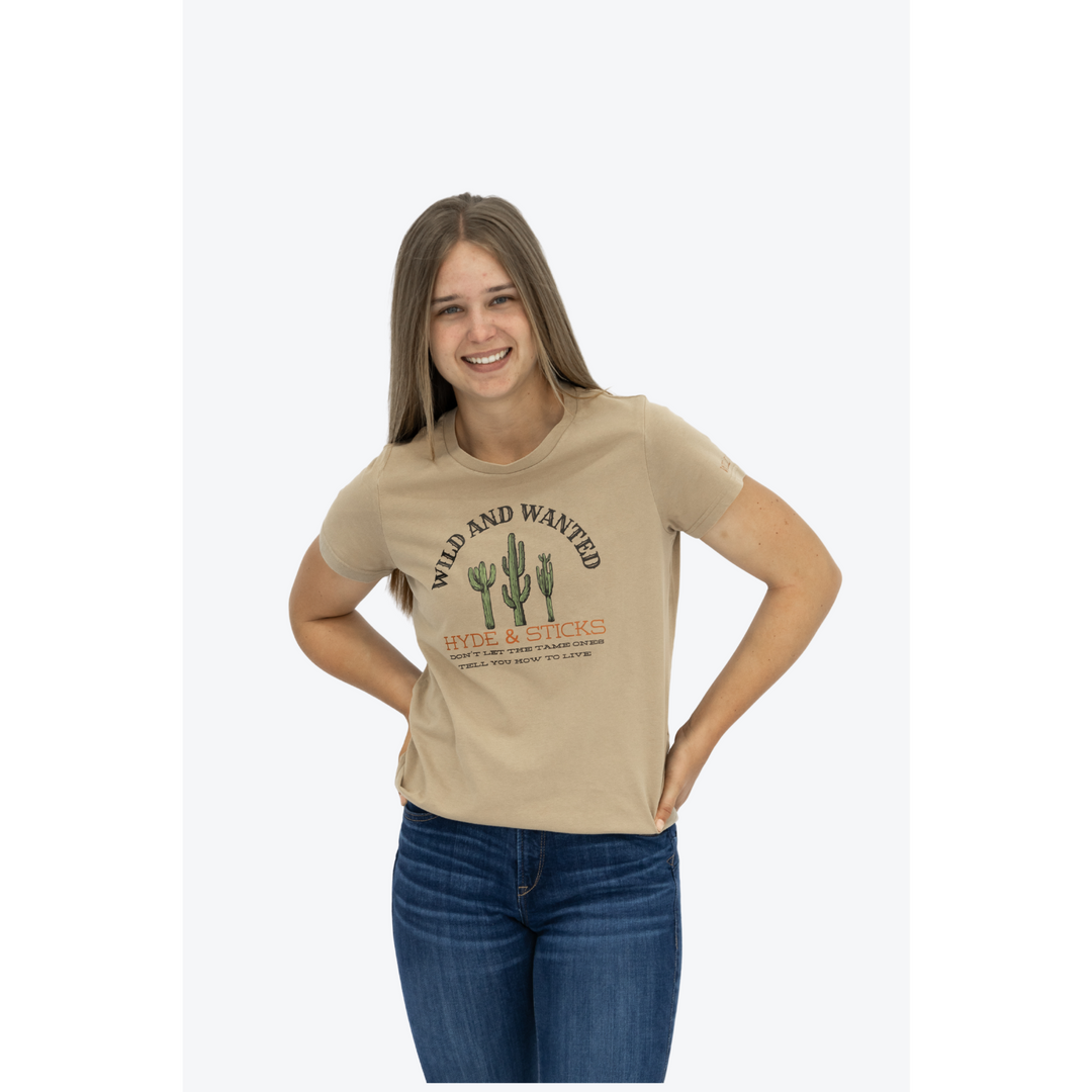 H&S LIMITED EDITION H&S Wild & Wanted Tee - Sand