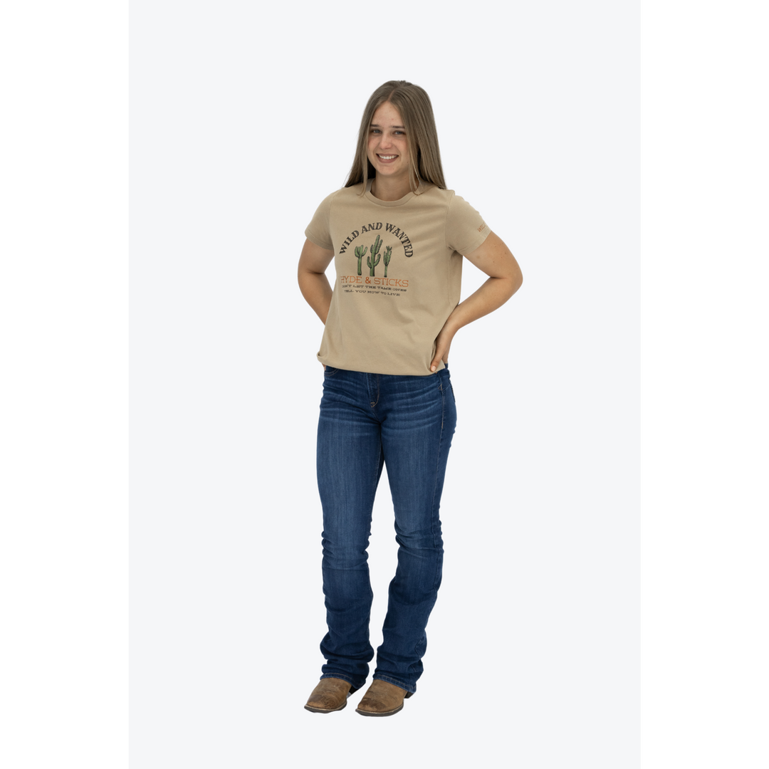 H&S LIMITED EDITION H&S Wild & Wanted Tee - Sand