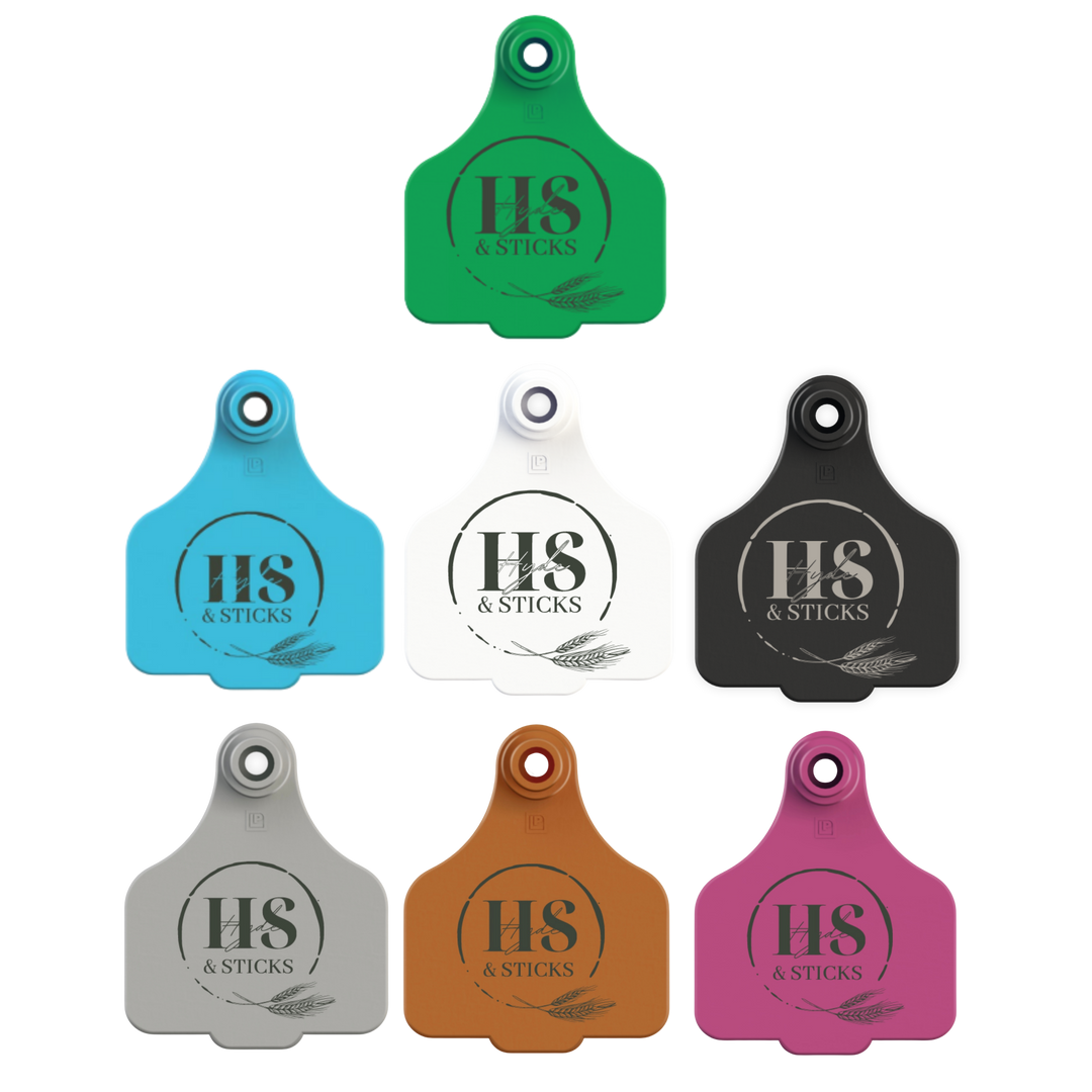 H&S Signature Cattle Tag Key Rings