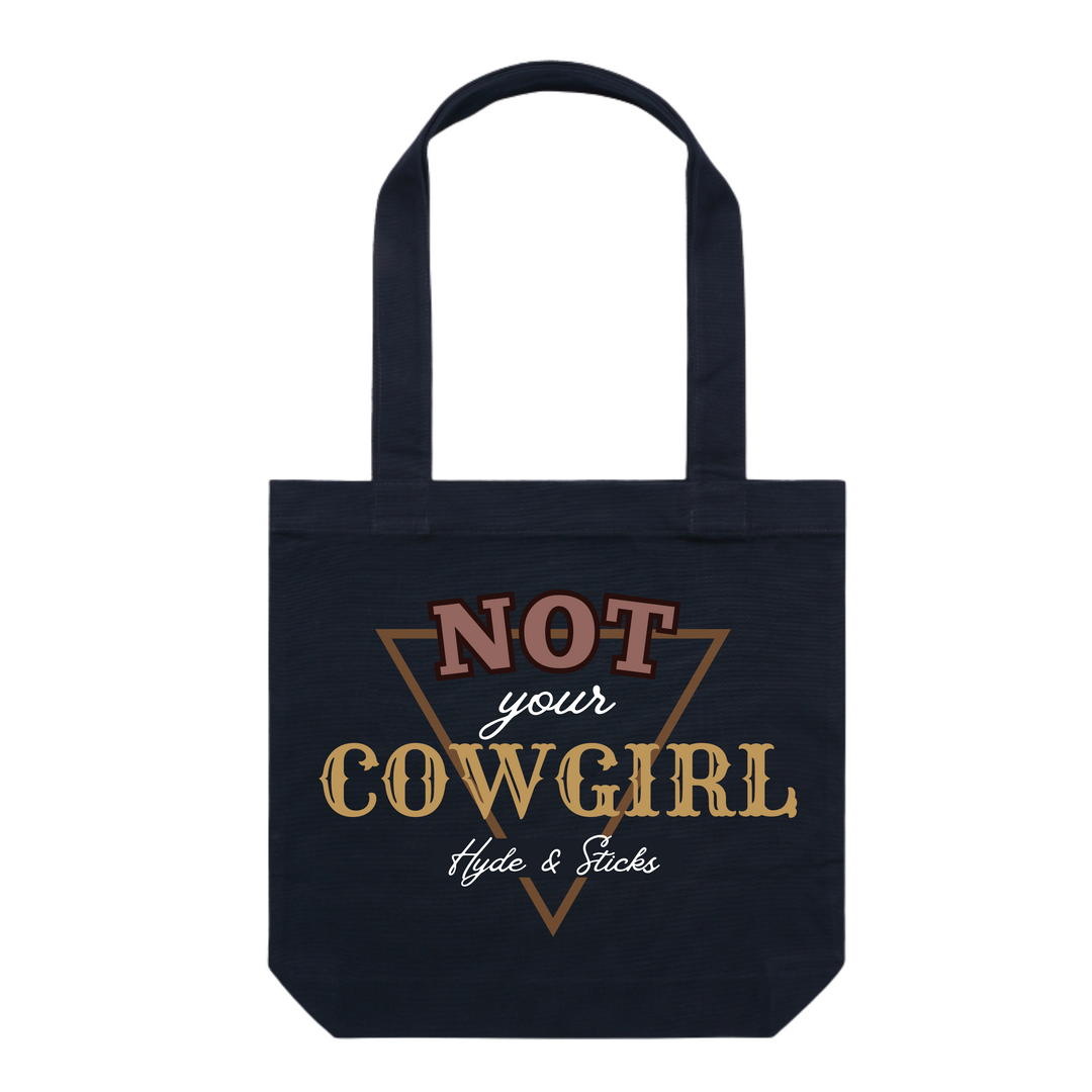 H&S Not Your Cowgirl Tote Bag