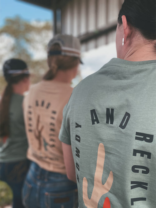 H&S Rowdy & Reckless Tee - Ladies