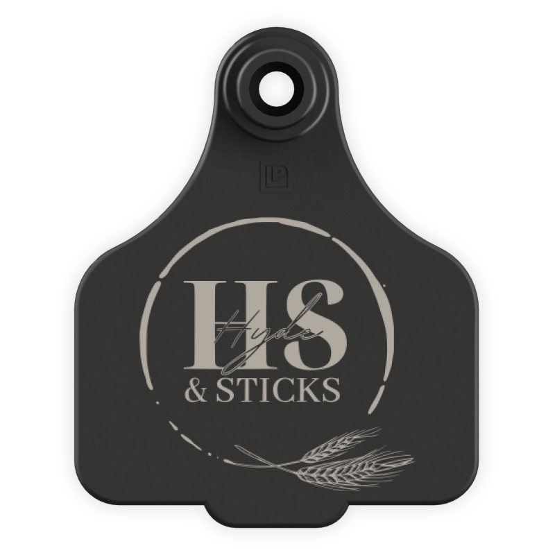 H&S Signature Cattle Tag Key Rings